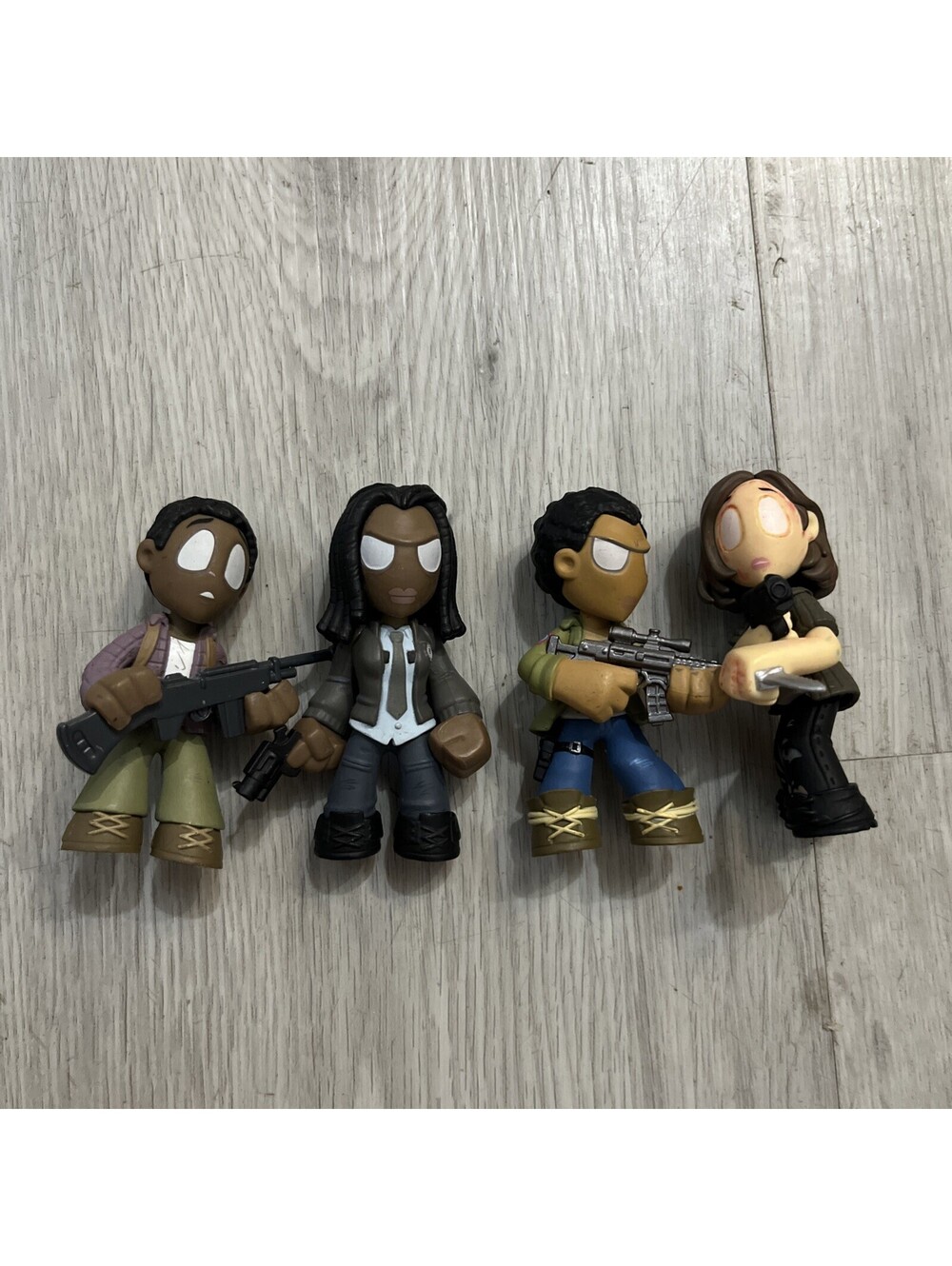 The Walking Dead Funko Mystery Minis Figure Lot of 4